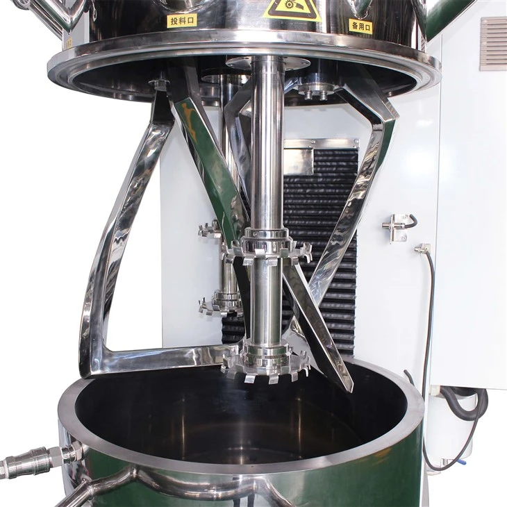 Vacuum Double Planetary Mixer With High Speed Disperser